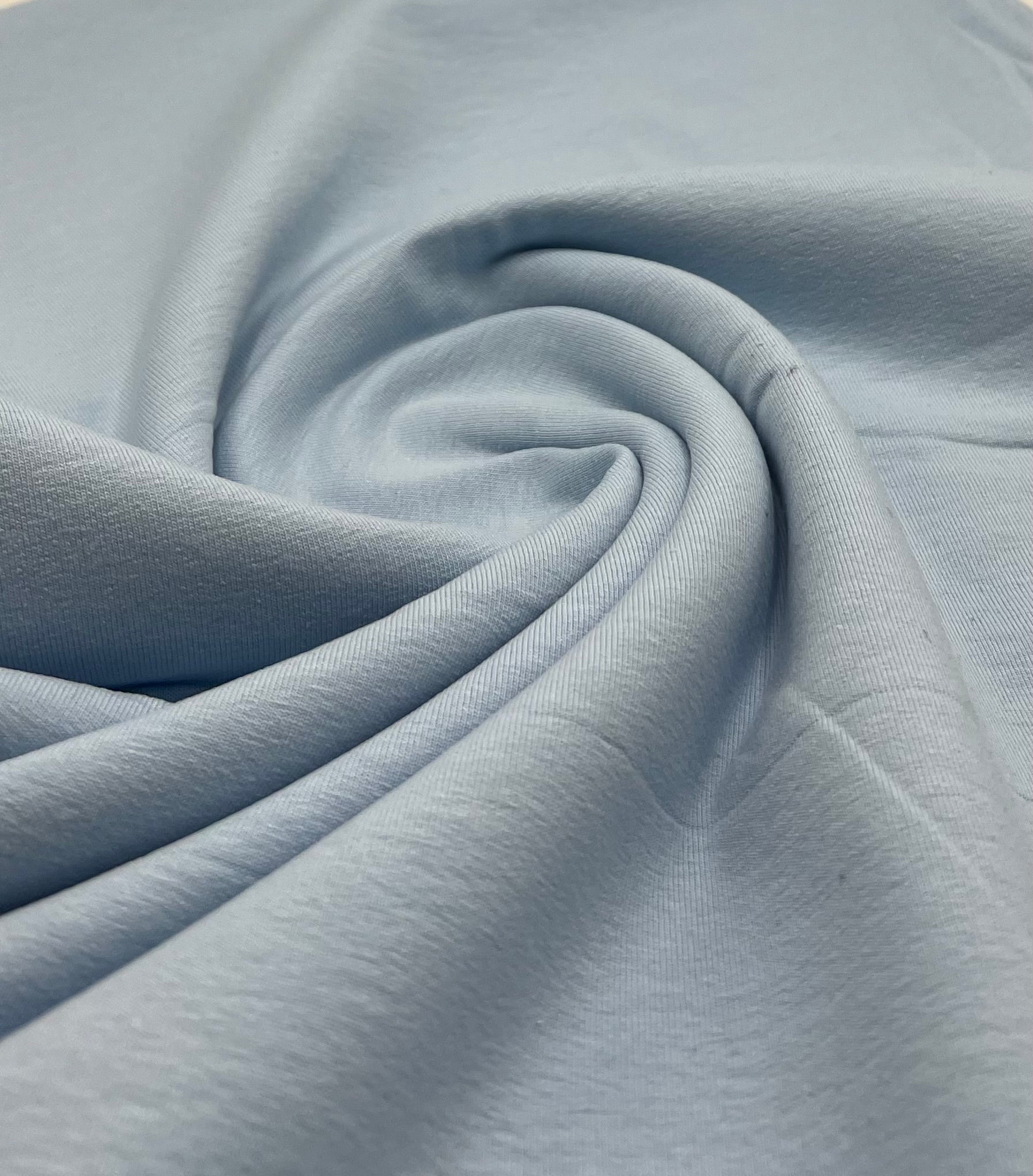 Sky Cotton Stretch Jersey 200 GSM 95/5 Lycra 4 Way Stretch - T9 Fabrics